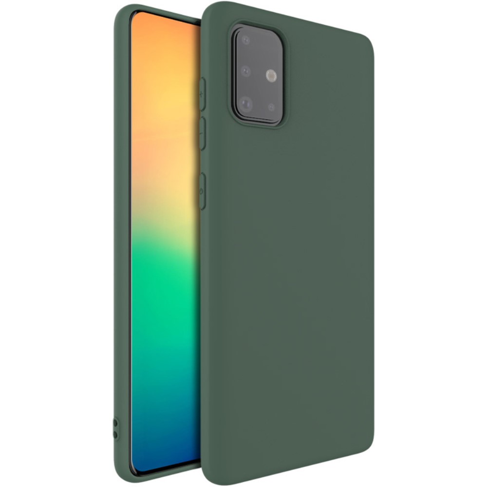 Köp Samsung Galaxy A51 IMAK Frostat TPU Grön Teknikhallen.se