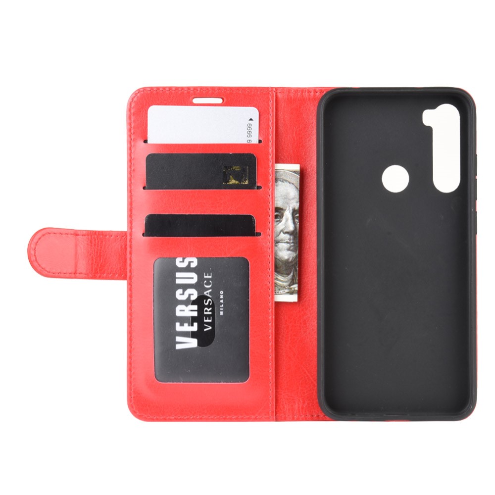 Xiaomi Redmi Note 8T - Crazy Horse Plnboksfodral - Rd