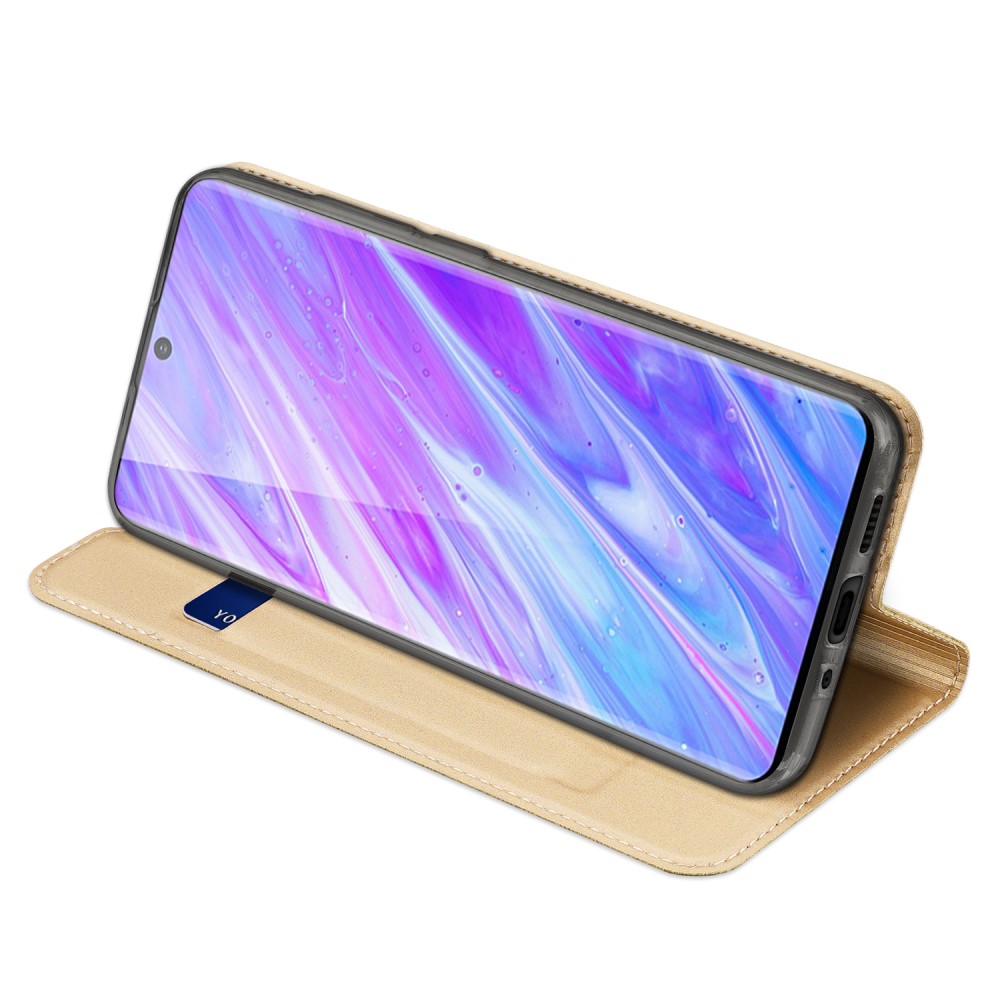 Samsung Galaxy S20 - DUX DUCIS Plnboksfodral - Guld