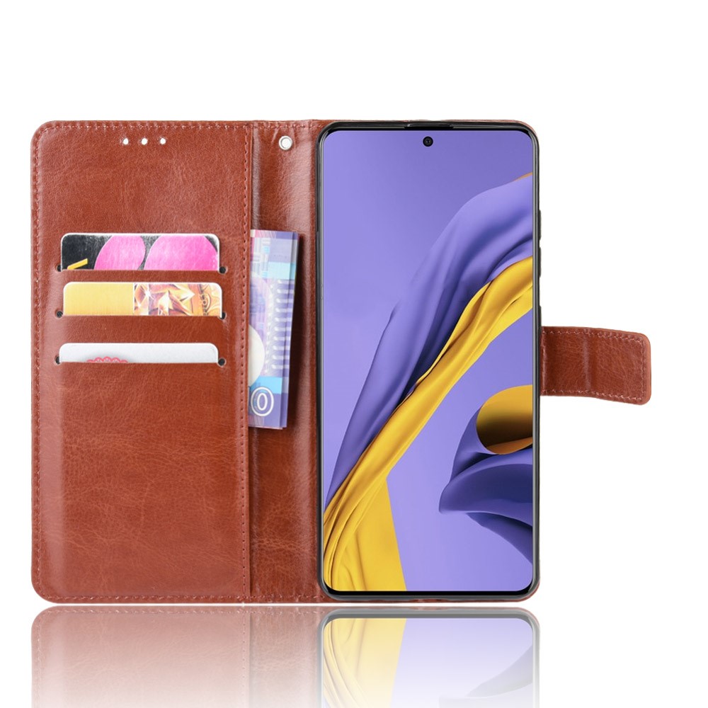 Samsung Galaxy S20 Plus - Crazy Horse Plnboksfodral - Brun
