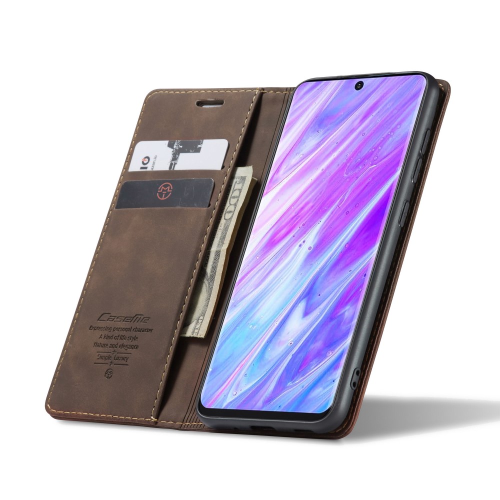 Samsung Galaxy S20 - CASEME Plnboksfodral - Mrk Brun