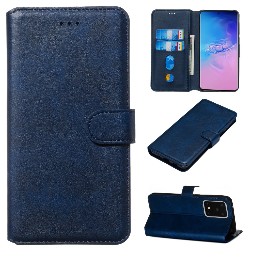 Samsung Galaxy S20 Ultra - Plånboksfodral - Mörk Blå