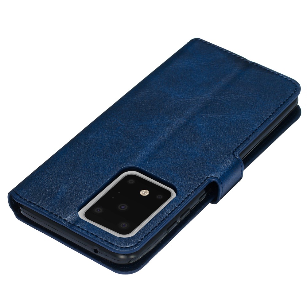 Samsung Galaxy S20 Ultra - Plånboksfodral - Mörk Blå
