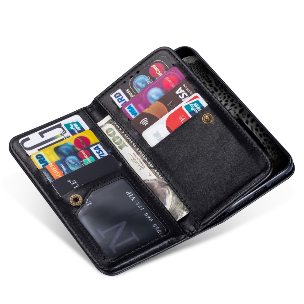 Samsung Galaxy S20 9-korts 2In1 Plnboksfodral - Svart