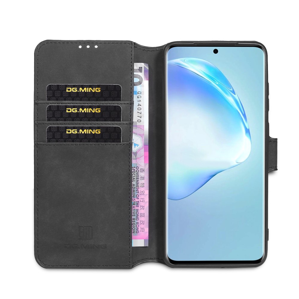 Samsung Galaxy S20 Ultra - DG.MING Retro Plnboksfodral - Svart