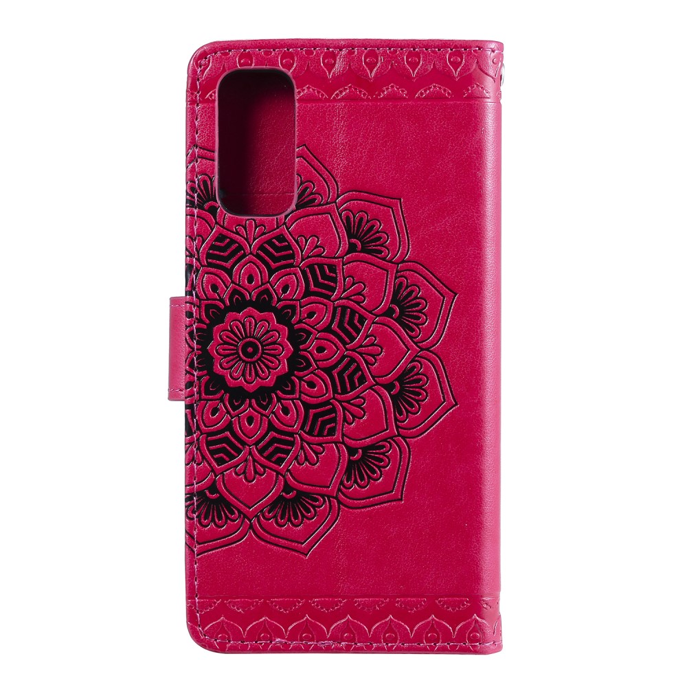 Samsung Galaxy S20 Plus - Mandala Flower Plnboksfodral - Rosa