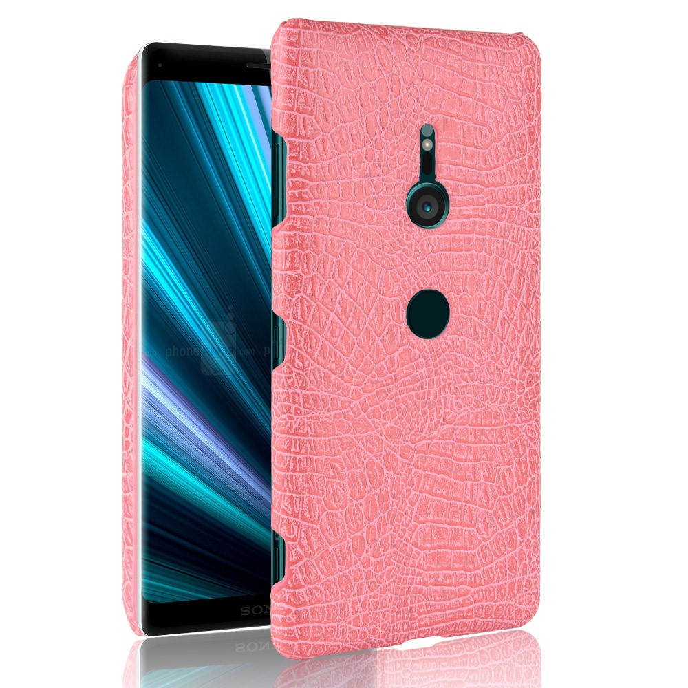 Sony Xperia XZ3 - Krokodil Mönster Skal - Rosa