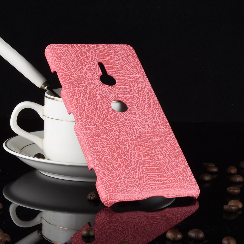 Sony Xperia XZ3 - Krokodil Mönster Skal - Rosa