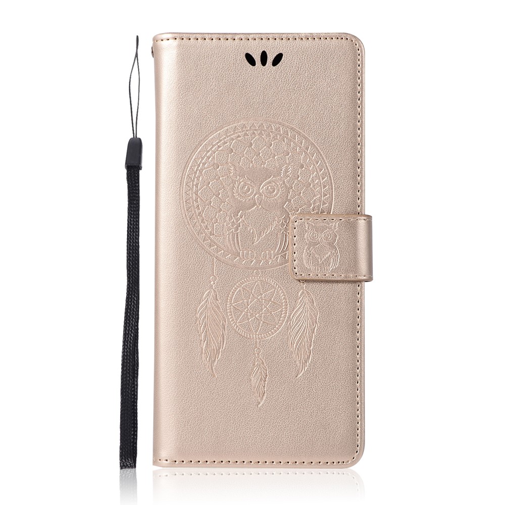 Samsung Galaxy S10 Plus - Dream Catcher Plånboksfodral - Guld