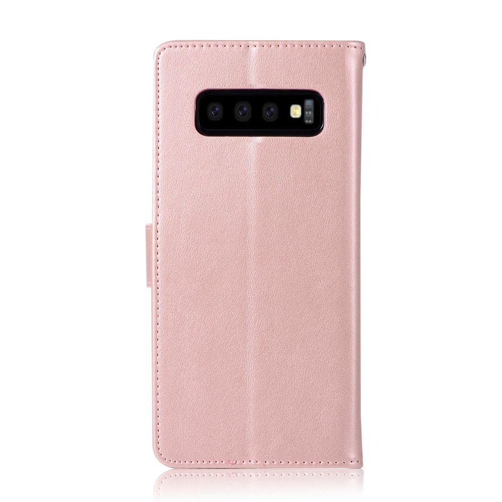 Samsung Galaxy S10 - Dream Catcher Plånboksfodral - Roséguld