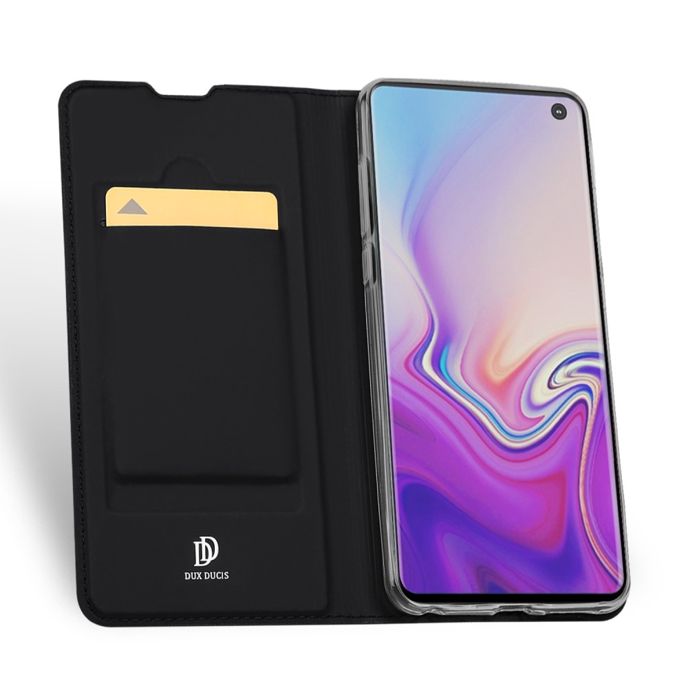 Samsung Galaxy S10 - DUX DUCIS Plånboksfodral - Svart
