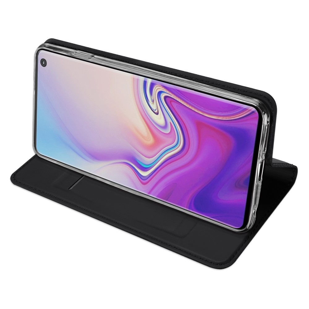 Samsung Galaxy S10 - DUX DUCIS Plånboksfodral - Svart