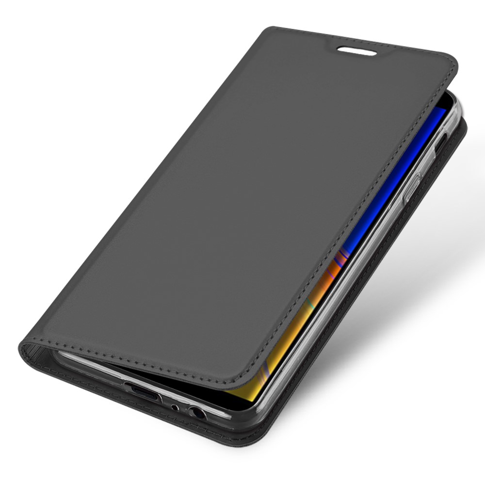 Samsung Galaxy J4 Plus - DUX DUCIS Plnboksfodral - Mrk Gr