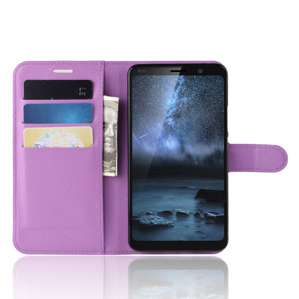 Nokia 9 PureView - Litchi Plnboksfodral - Lila
