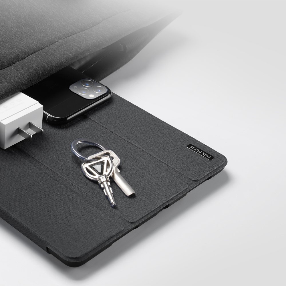 iPad Pro 11 (2018/2020) - DUX DUCIS DOMO Tri-Fold med pennhllare - Svart