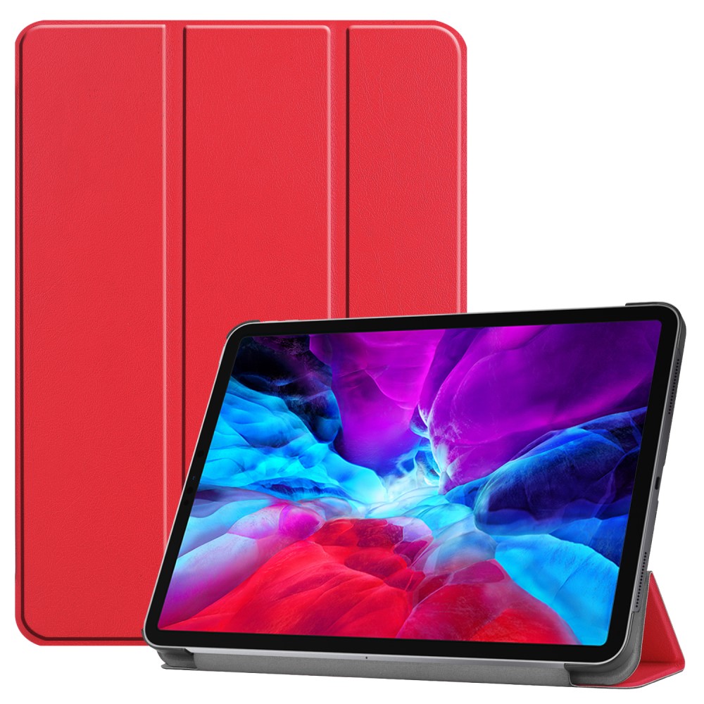 iPad Pro 12.9 (2018/2020) - Tri-Fold Stdjer Apple Pen Laddning - Rd