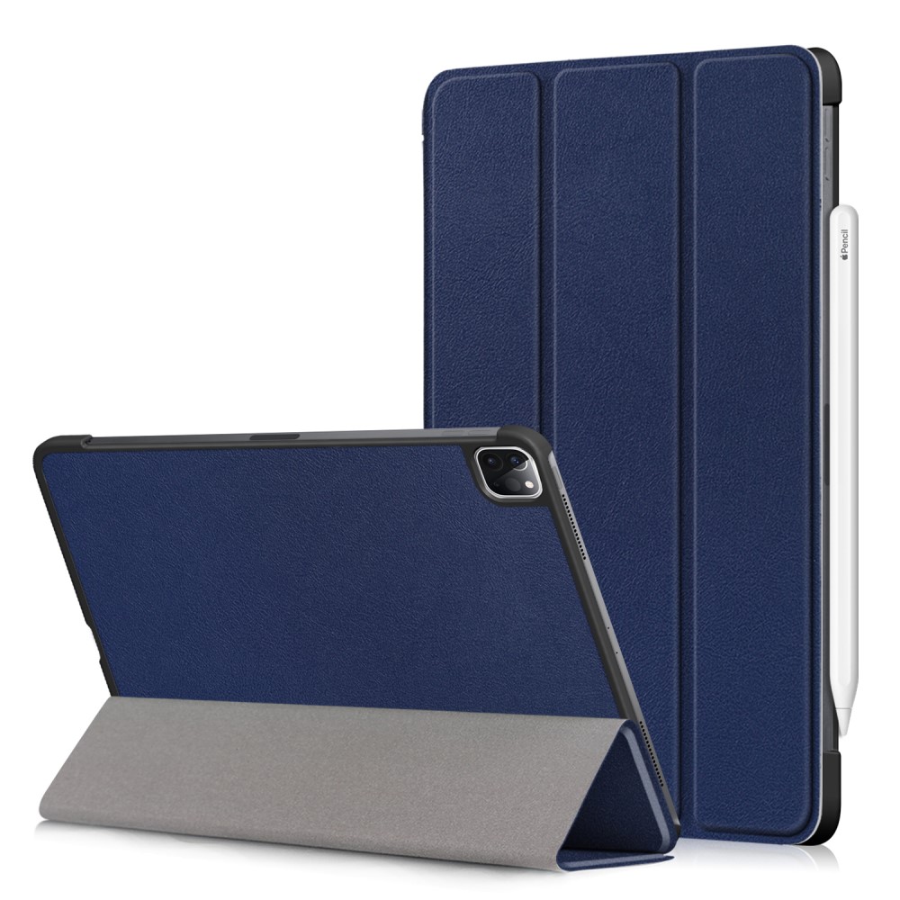 iPad Air 2020/2022 / Pro 11 Fodral Tri-Fold Apple Pen Laddning Mrk Bl