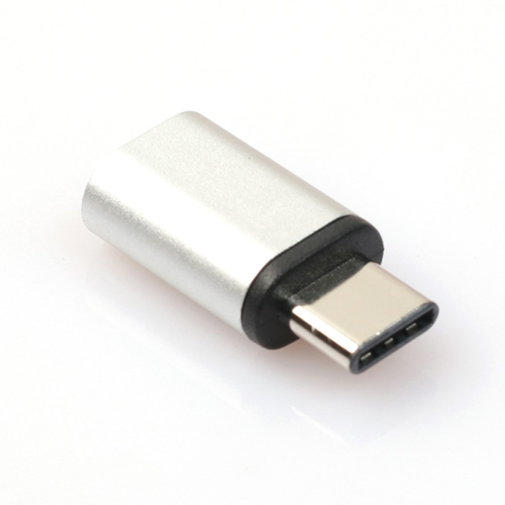 MicroUSB till Type-C Adapter - Silver