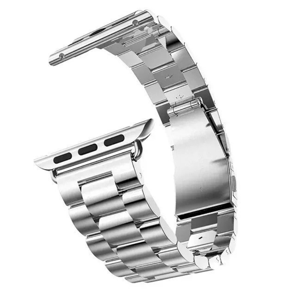 Lyxigt Metallarmband Apple Watch 42/44/45/49 mm Silver