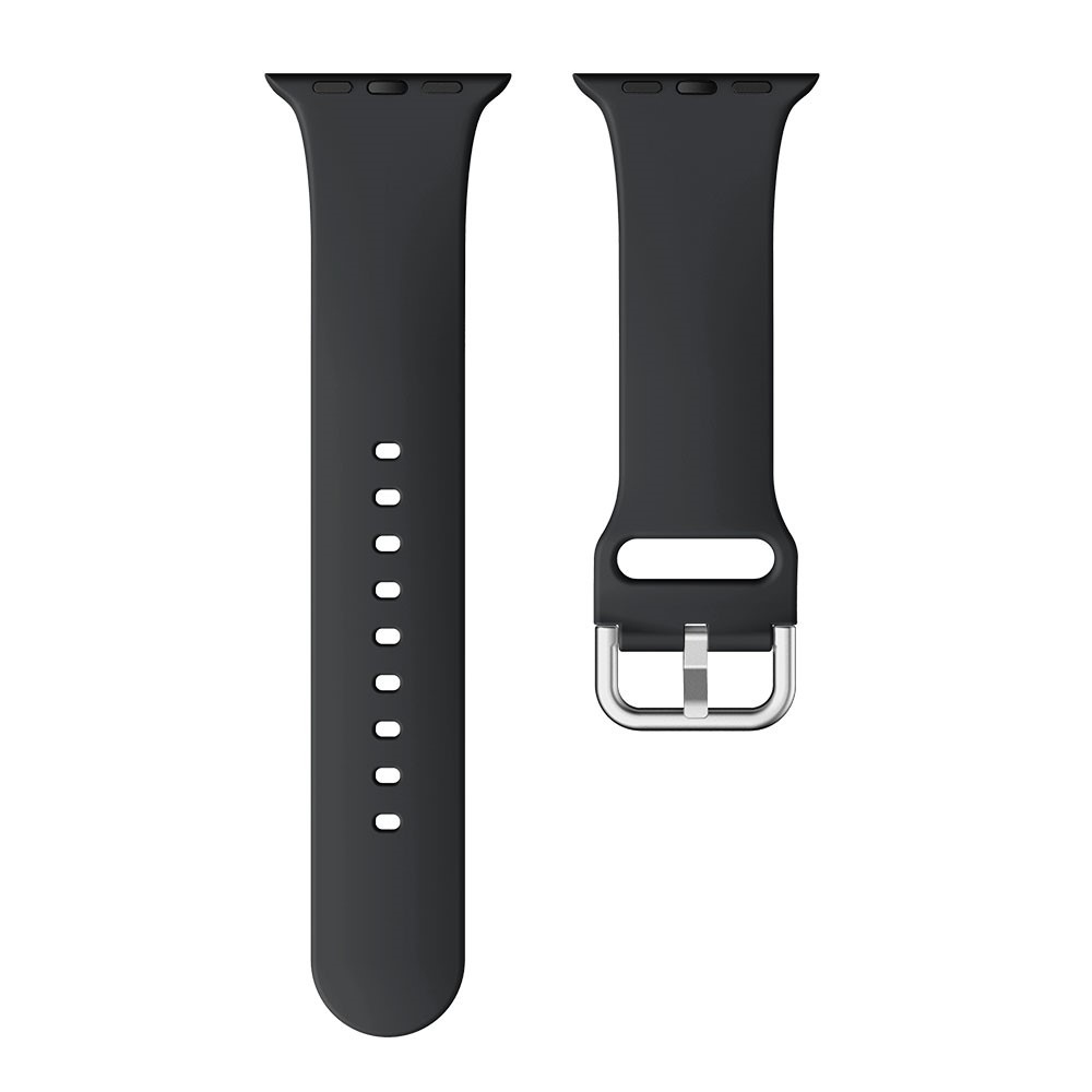 Silikon Armband - Apple Watch 41/40/38 mm - Svart