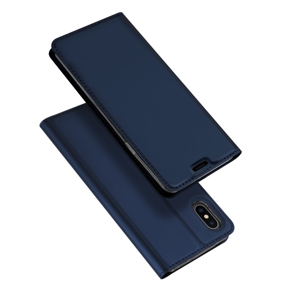 iPhone Xs Max - DUX DUCIS Plnboksfodral - Navy Blue