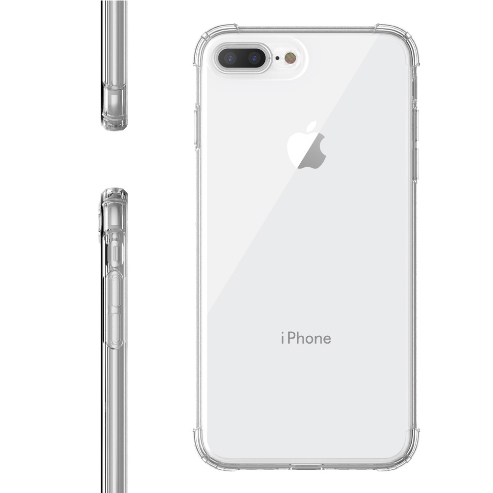 iPhone 7/8 Plus - Shockproof TPU Skal - Transparent