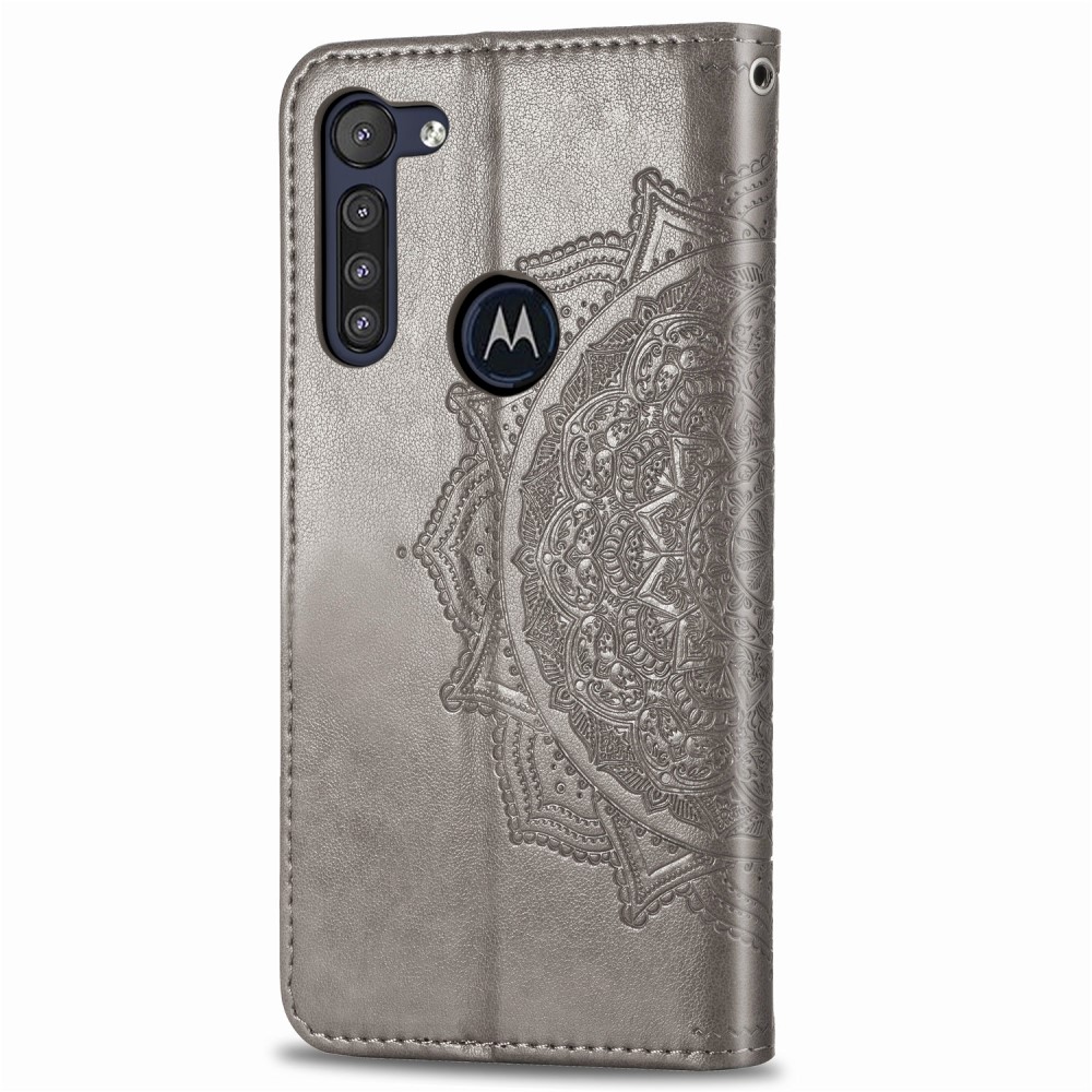 Motorola Moto G8 Power - Mandala Plnboksfodral - Gr