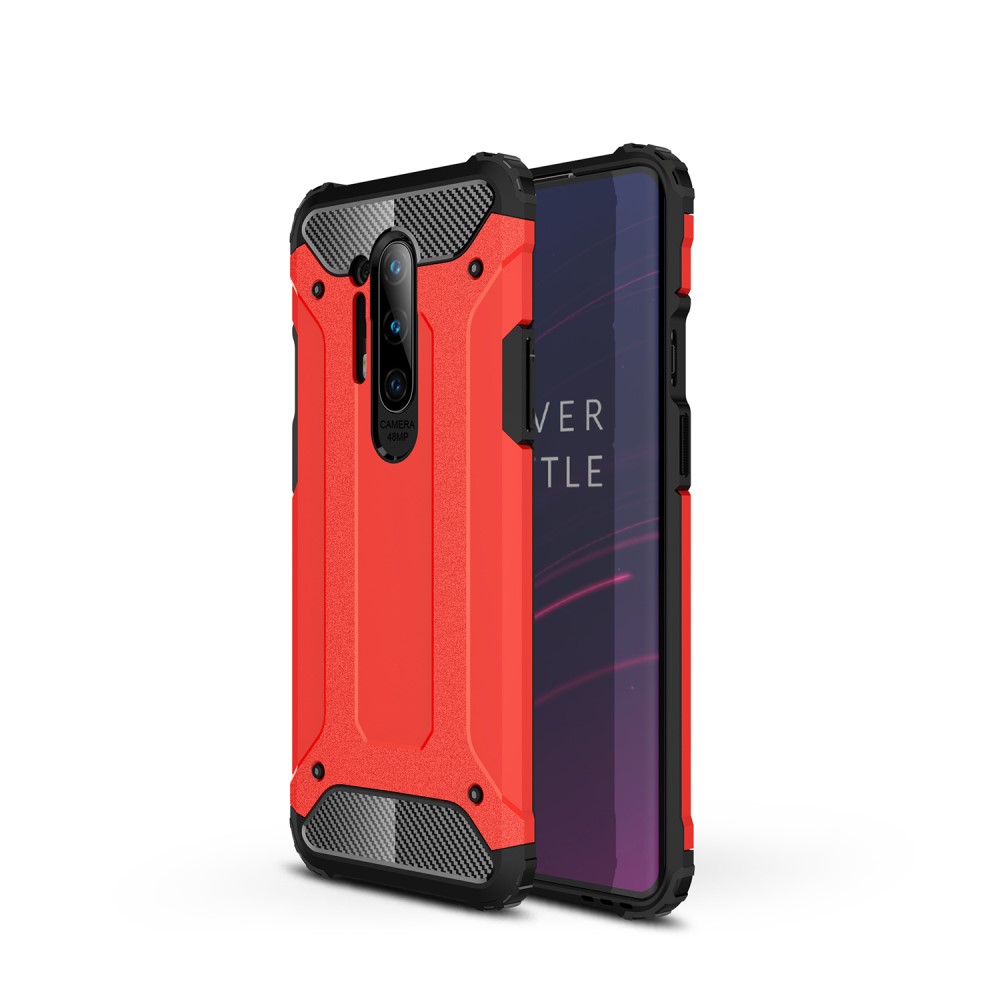OnePlus 8 Pro - Armor Hybrid Skal - Röd