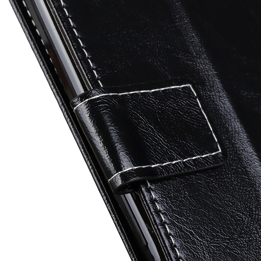 Samsung Galaxy A21s - Crazy Horse Plånboksfodral - Svart
