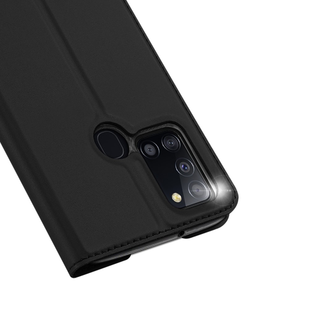 Samsung Galaxy A21s - DUX DUCIS Skin Pro Plånboksfodral - Svart