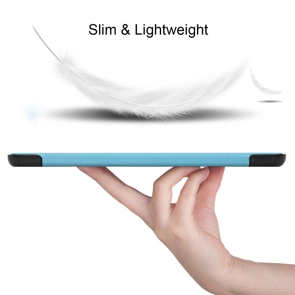 Samsung Galaxy Tab S6 Lite - Tri-Fold Fodral - Ljus Bl