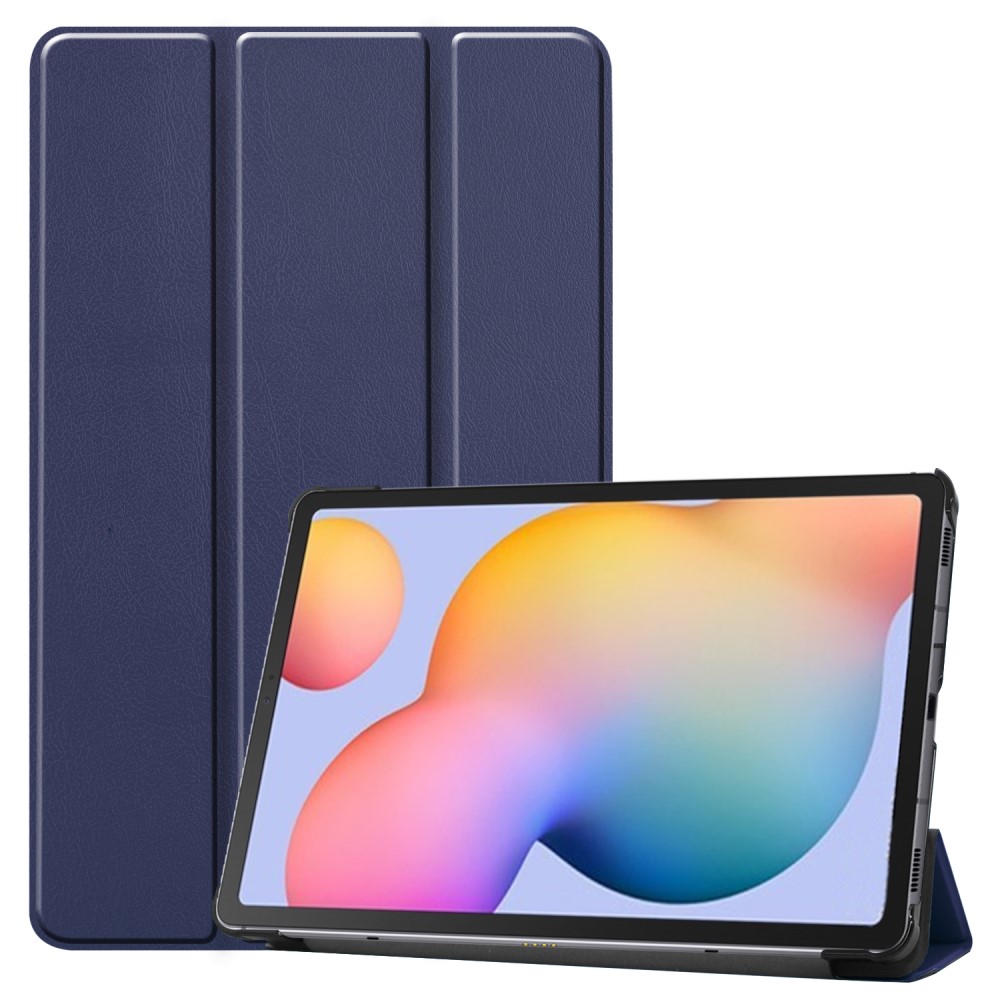 Samsung Galaxy Tab S6 Lite - Tri-Fold Fodral - Mrk Bl