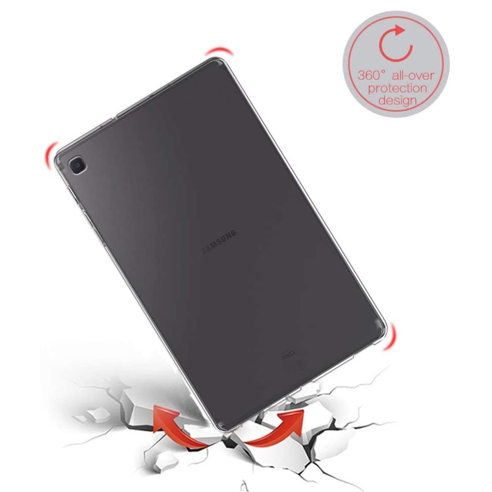 Samsung Galaxy Tab S6 Lite - Transparent TPU Skal