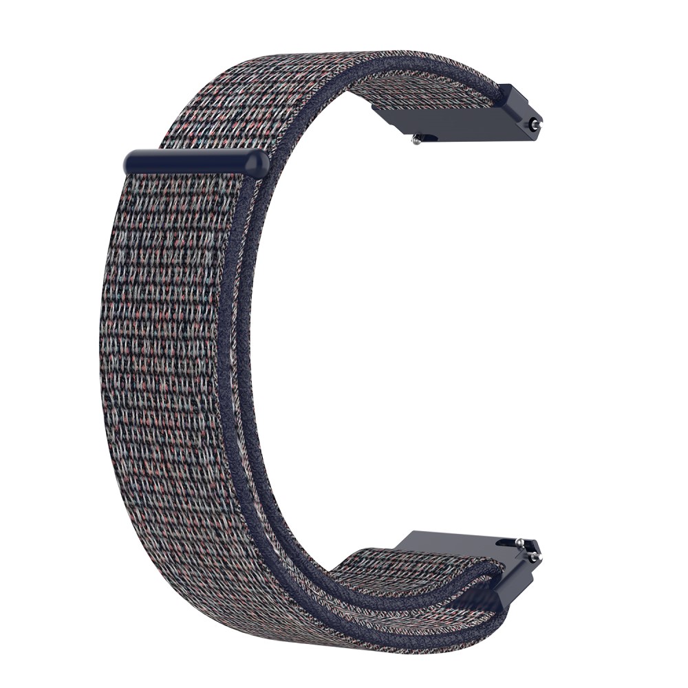 Nylon Armband Med Kardborreband Fste - Bl (22mm)