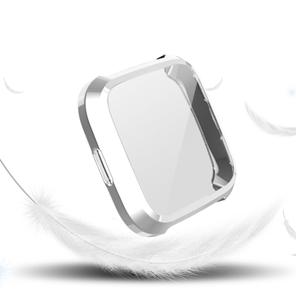 Heltckande Skal Fitbit Versa Lite - Silver