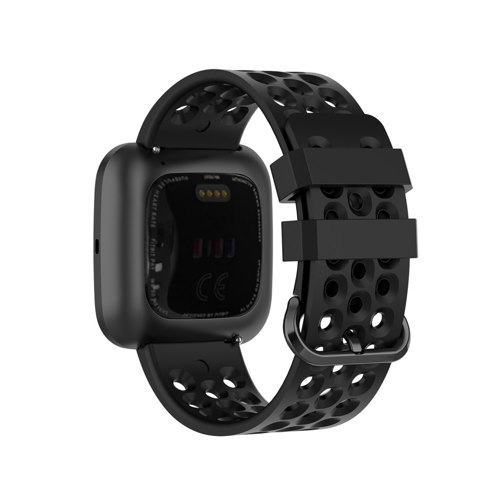 Köp Silikon Armband Fitbit Versa/Versa 2/Versa Lite Svart
