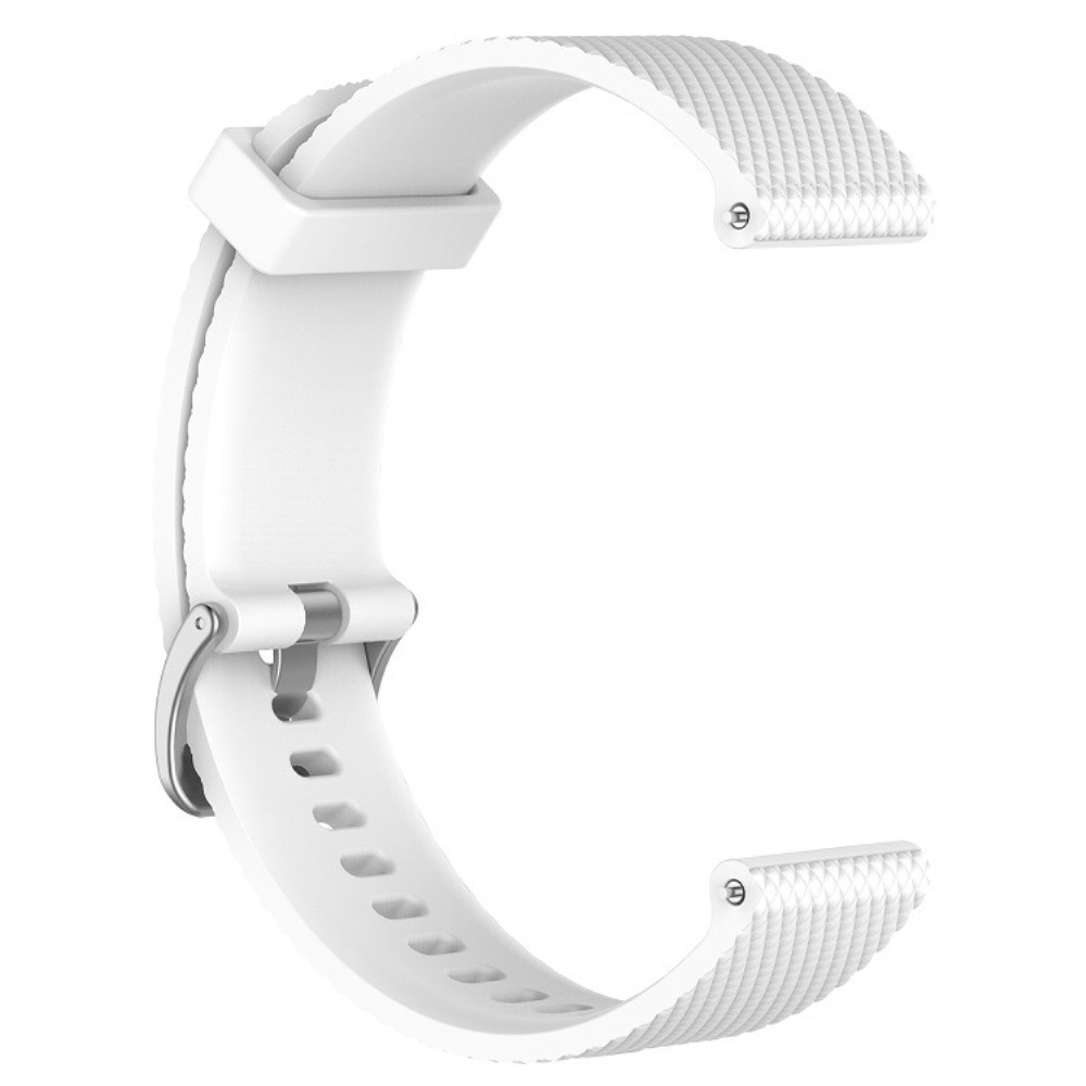 Diamond Silikon Armband Fr Smartwatch - Vit (22mm)