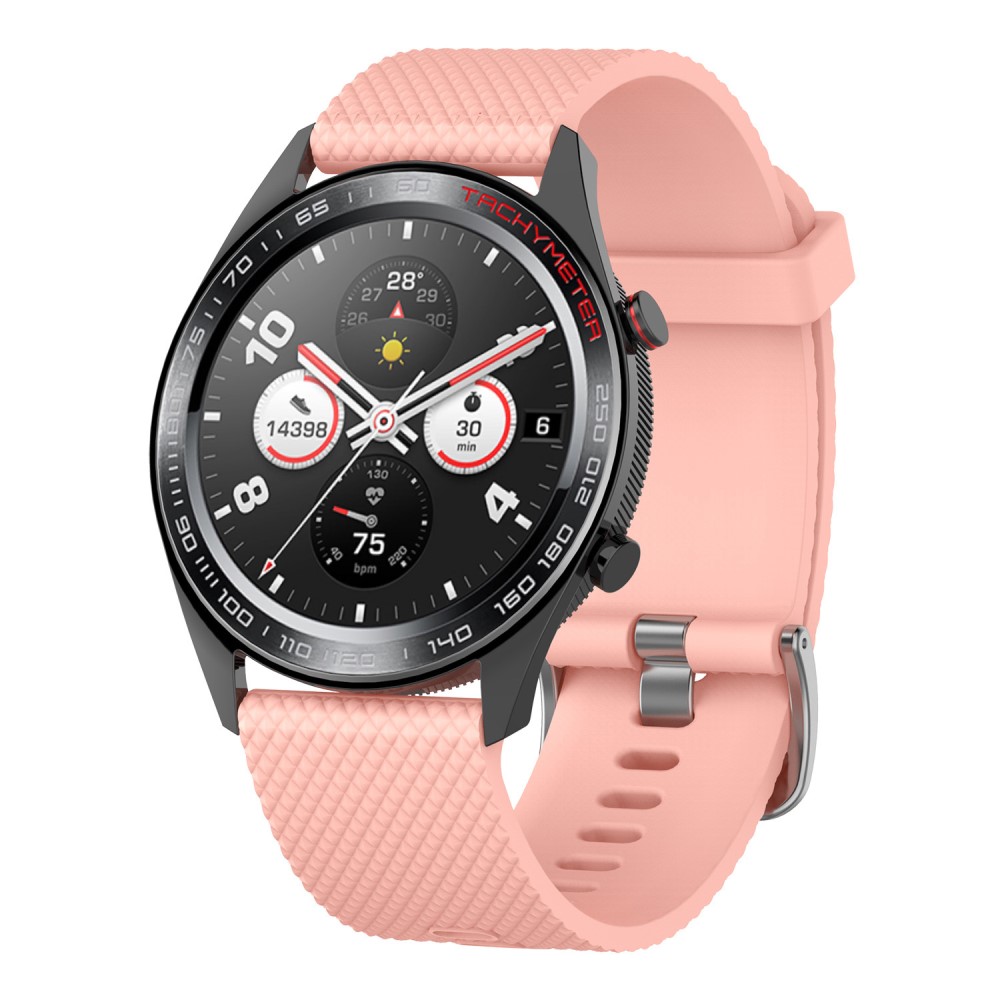 Diamond Silikon Armband Fr Smartwatch - Rosa (22mm)