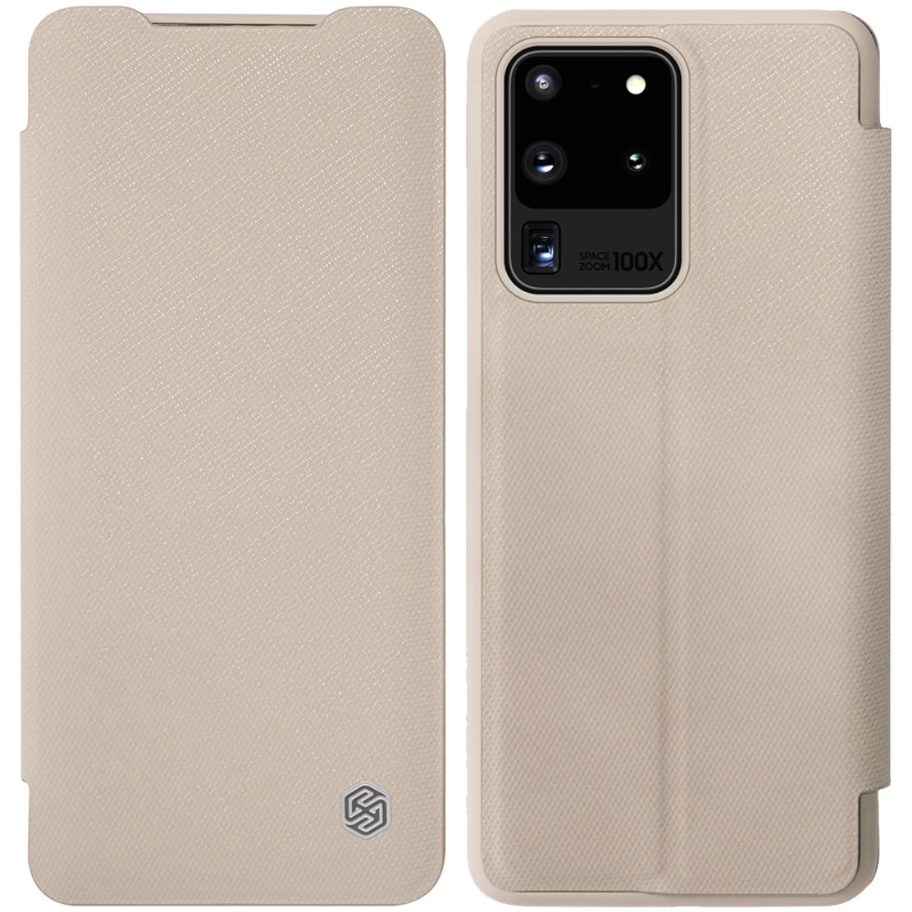 Samsung Galaxy S20 Ultra - NILLKIN Plnboksfodral - Beige