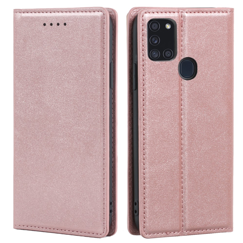 Samsung Galaxy A21s - Plånboksfodral - Roséguld