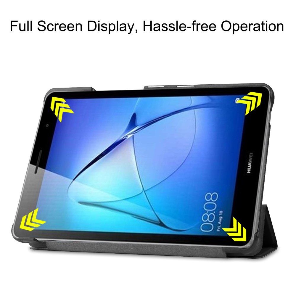 Huawei MatePad T8 - Tri-Fold Fodral - Svart