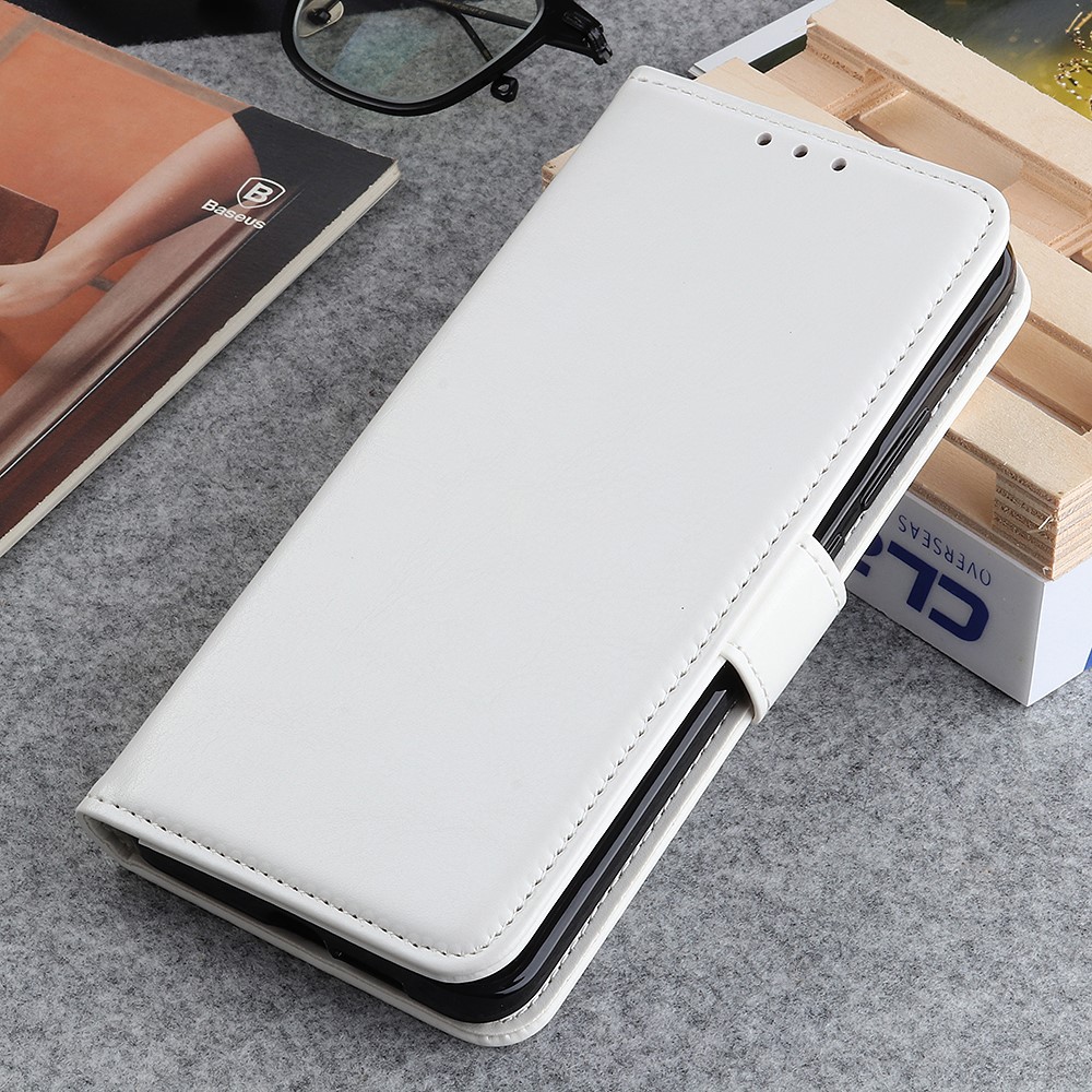 Xiaomi Redmi Note 9 - Crazy Horse Plnboksfodral - Vit