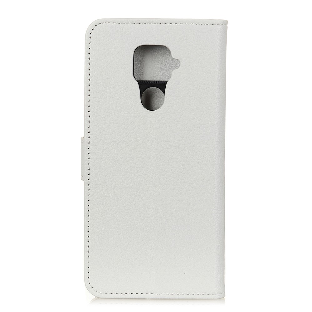 Xiaomi Redmi Note 9 - Litchi Plånboksfodral - Vit