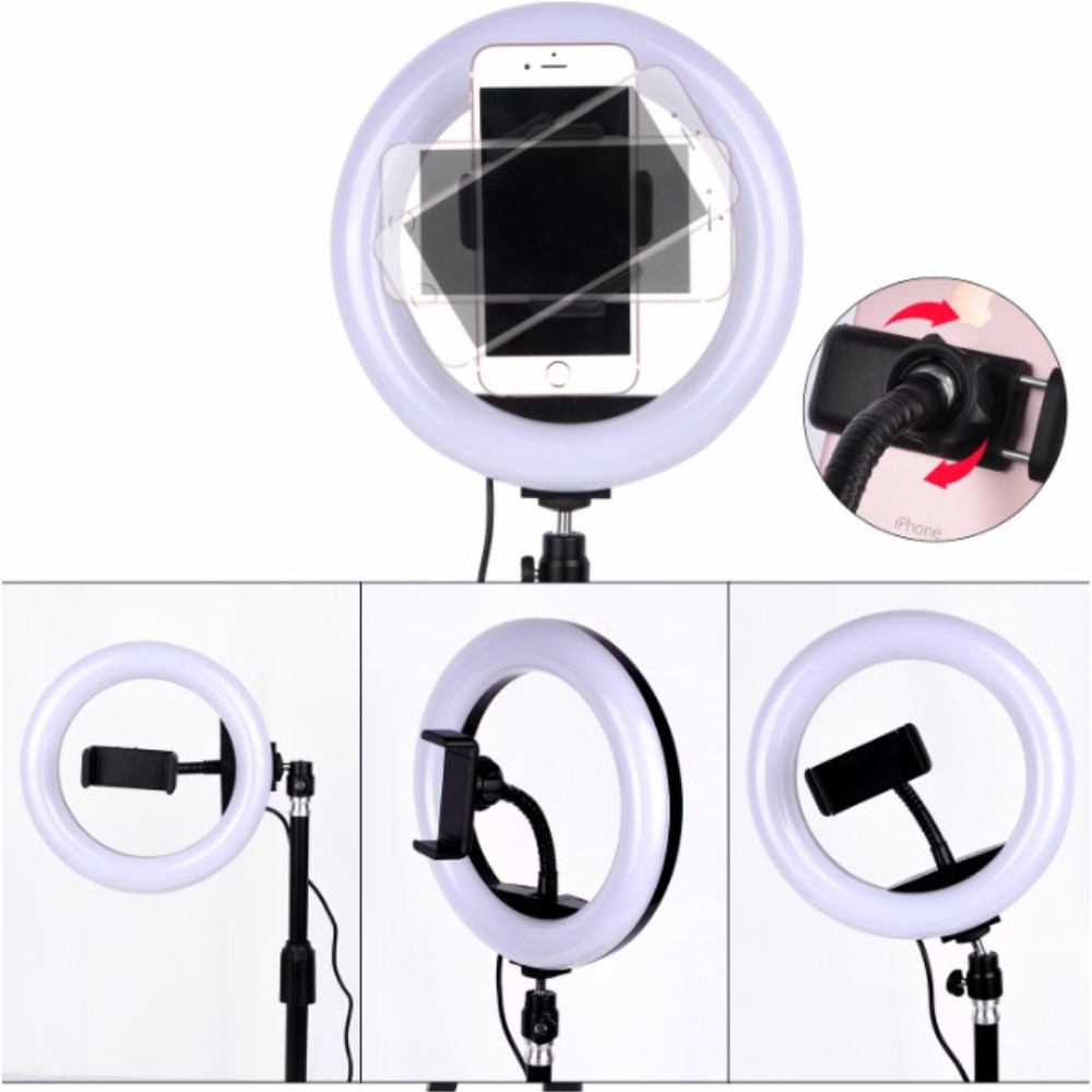 TikTok LED Selfie-Lampa med Stativ