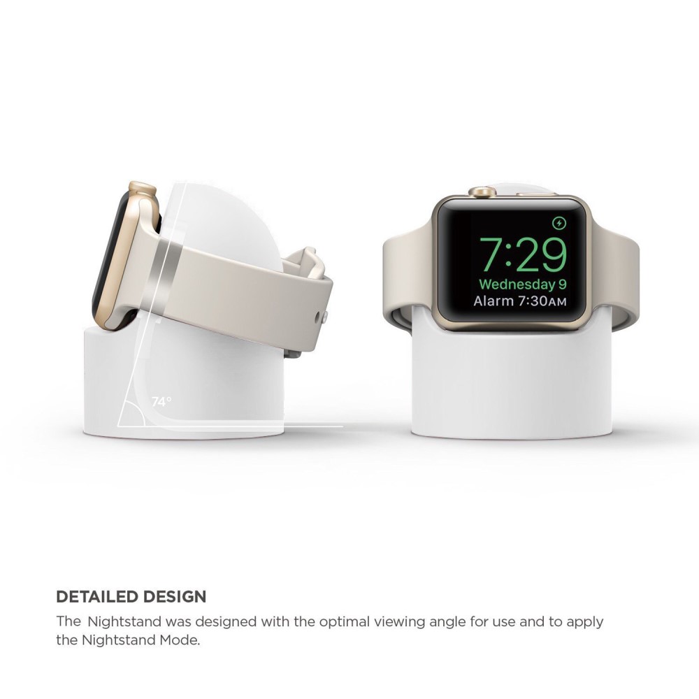 Apple Watch Silikon Stativ Vit