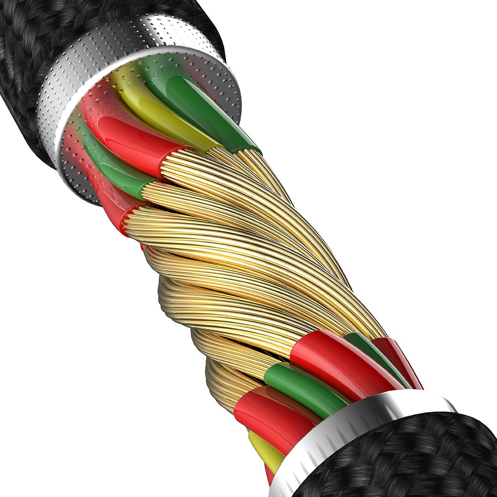 MCDODO Elbow 1.2m MicroUSB Kabel - Svart
