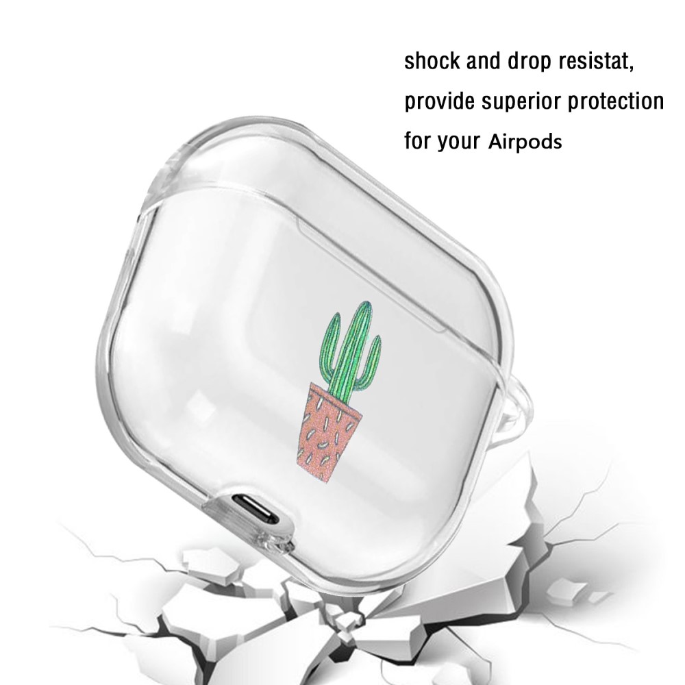AirPods Skyddsfodral Med Motiv - Cactus