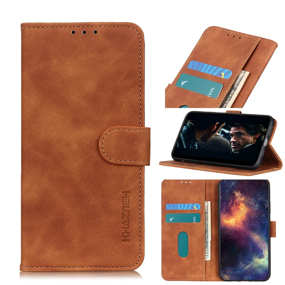 Samsung Galaxy Note 20 - KHAZNEH Retro Plnboksfodral - Brun