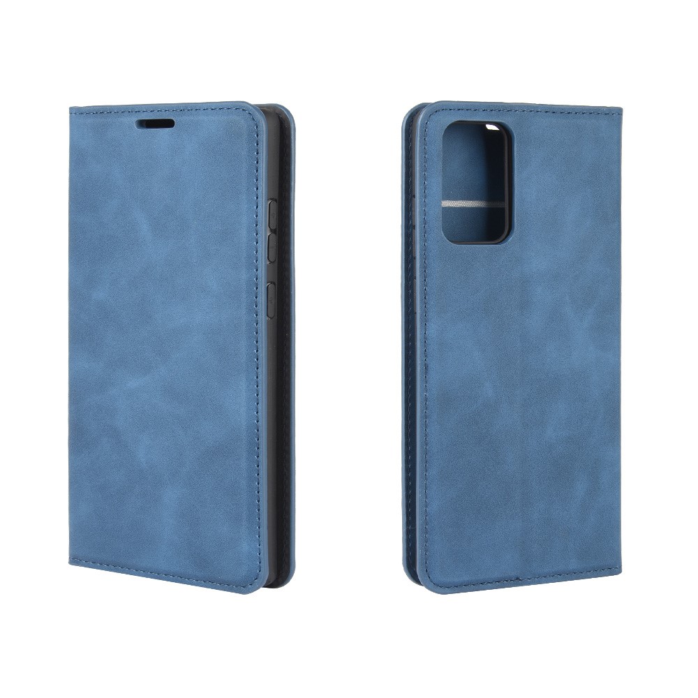 Samsung Galaxy Note 20 - Silkeslent lderfodral - Bl