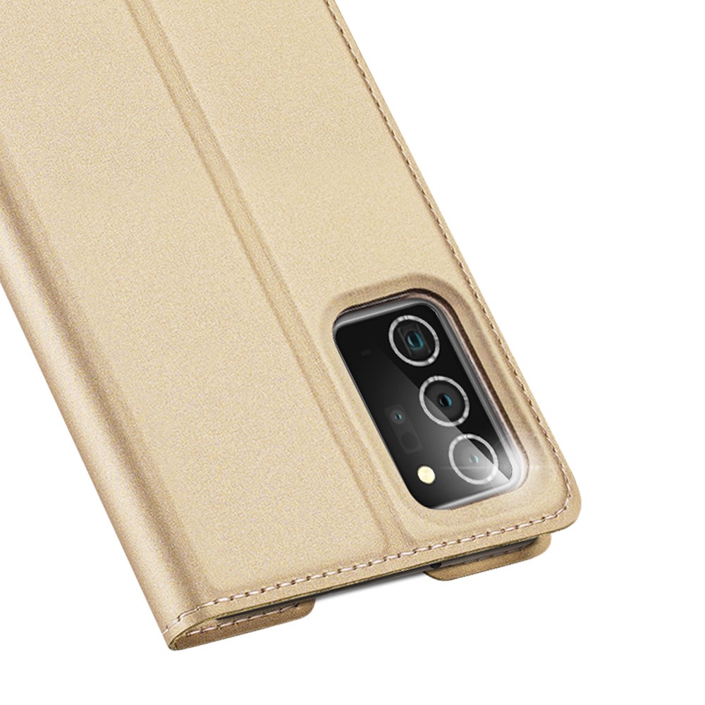 Samsung Galaxy Note 20 - DUX DUCIS Plnboksfodral - Guld
